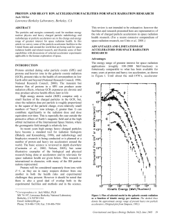 PROTON AND HEAVY ION ACCELERATOR FACILITIES FOR