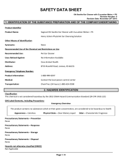 safety data sheet - Henry Schein Animal Health