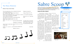 Sabre Scoop #6 March 2015-16