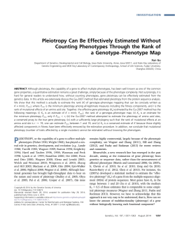 Phenotype Map