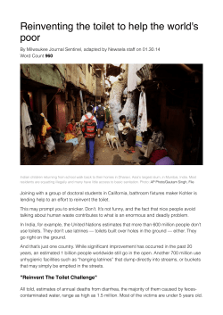 New Toilet Article (1190 Lexile)