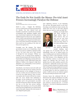 The Ends Do Not Justify the Means: Pre