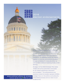 2016 election endorsements - Association of California School