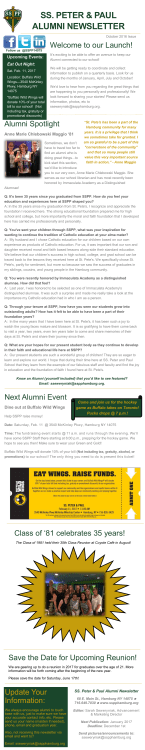 October Quarterly Alumni Newsletter