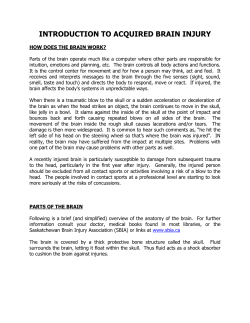 introduction to acquired brain injury