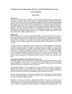 A GIS Broadcast Coverage Prediction Model for