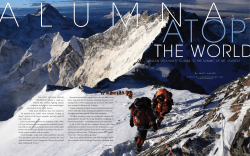 Megan Delehanty Climbs to the Summit of Mt. Everest