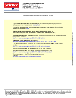 Science 2001 - cchem.berkeley.edu - University of California, Berkeley