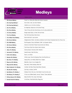 Medleys - Liquid Blue