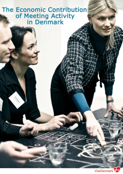 7. The Economic Contribution of Meetings