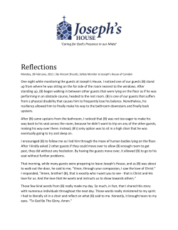 Reflections - Joseph`s House of Camden