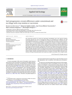 Soil metagenomics reveals differences under