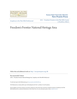 Freedom`s Frontier National Heritage Area