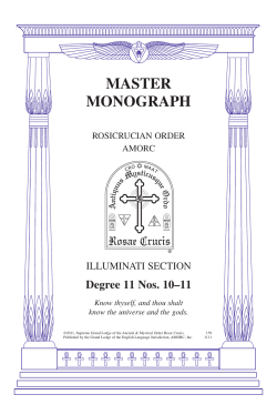 master monograph