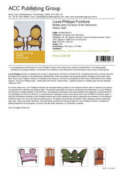 Louis-Philippe Furniture