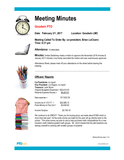 February 2017 minutes - West Aurora School District 129