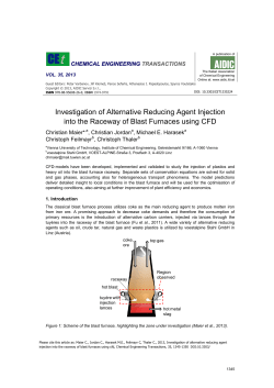 Investigation of Alternative Reducing Agent Injection into the