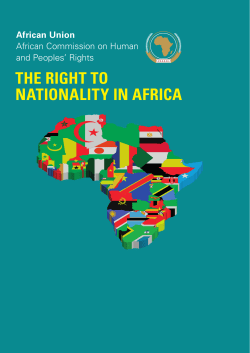the right to nationality in africa