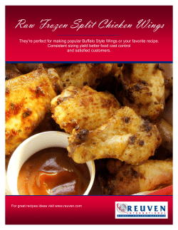 Raw Frozen Split Chicken Wings
