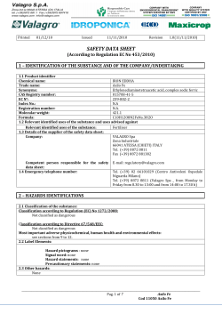 safety data sheet
