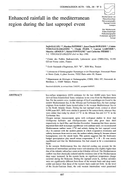 Enhanced rainfall in the mediterranean region during the