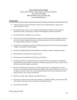 Steven (Steve) Escar Smith Dean and Professor