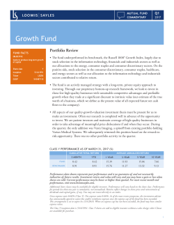 Portfolio Commentary - Natixis Global Asset Management