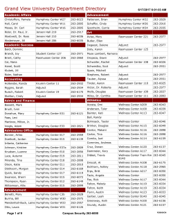 ROB009CM - Departmental Directory