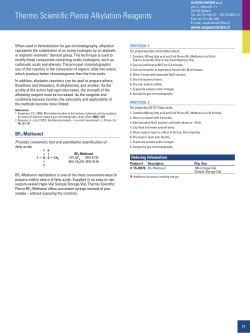 Thermo Scientific Pierce Alkylation Reagents