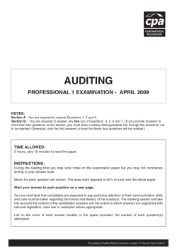 auditing - CPA Ireland