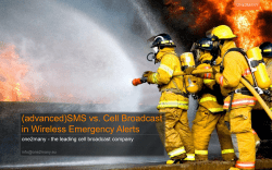 (advanced)SMS vs. Cell Broadcast in Wireless