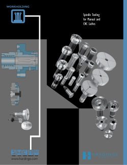 Hardinge Spindle Tooling Brochure 2348G
