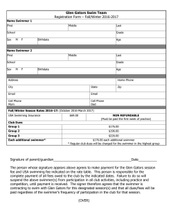 2016-2017 Fall/Winter Registration Form