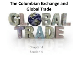 The Columbian Exchange and Global Trade