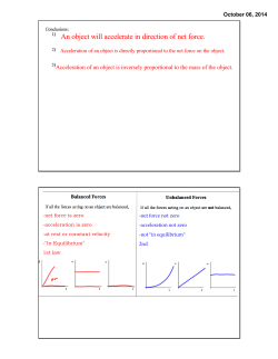 An object will accelerate in direction of net force.