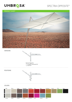 Product Sheet Spectra Opposite