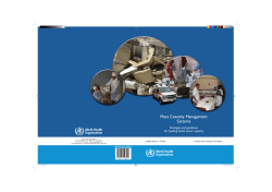 Mass Casualty Management Systems