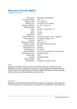 Magnesium Fluoride (MgF2)