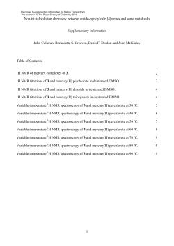 1 Non-trivial solution chemistry between amido