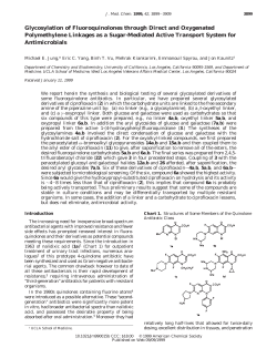 Glycosylation of Fluoroquinolones through Direct and Oxygenated