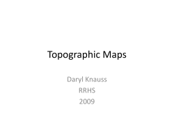 Topographic Maps