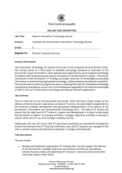 Corporate Services Division Information