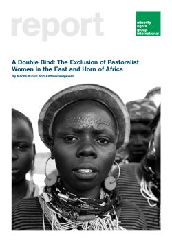 The Exclusion of Pastoralist Women in the East and Horn of Africa