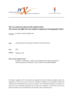 Low temperature heat capacity of phononic crystal membranes