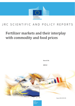 Fertilizer markets and their interplay with commodity