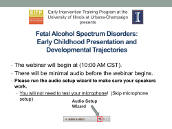 Fetal Alcohol Spectrum Disorder