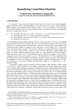 complete paper - Cascadilla Proceedings Project