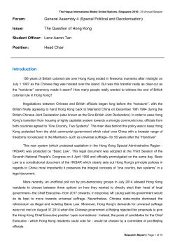 Introduction - THIMUN Singapore