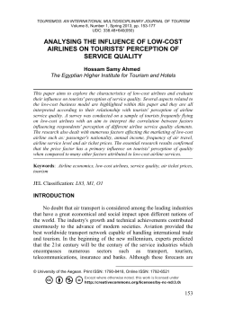 analysing the influence of low