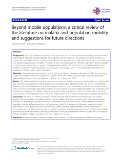 Beyond mobile populations: a critical review of the